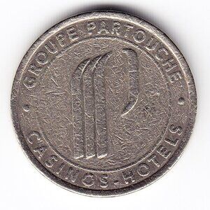 Nice, France Palais De La Mediterranee 0,50 Euro Casino Gaming Token (b121)